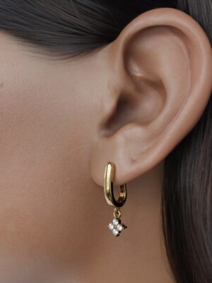 14k Gold Drop earring