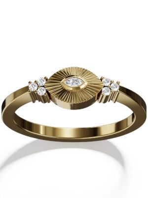 14K Diamond Ring | Elegant Timeless Design | 18K Gold Diamond Ring | Unique Artisan Craftsmanship | Perfect Rings for Every Special Occasion