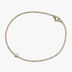 14K Gold Diamond Bracelet | Dainty 18K Gold Bracelet with Diamond | Elegant Gold Diamond Bracelet Jewelry | Gift Ideas