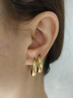 14K Gold Hoop Earrings | 18K Gold Timeless Hoop Earrings for Women | Classic & Elegant Gold Earrings for Everyday Wear