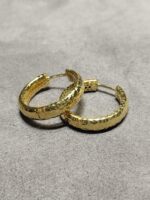 14K Gold Hoop Earrings | 18K Gold Timeless Hoop Earrings for Women | Classic & Elegant Gold Earrings for Everyday Wear