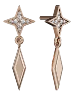14k Gold Drop Earring